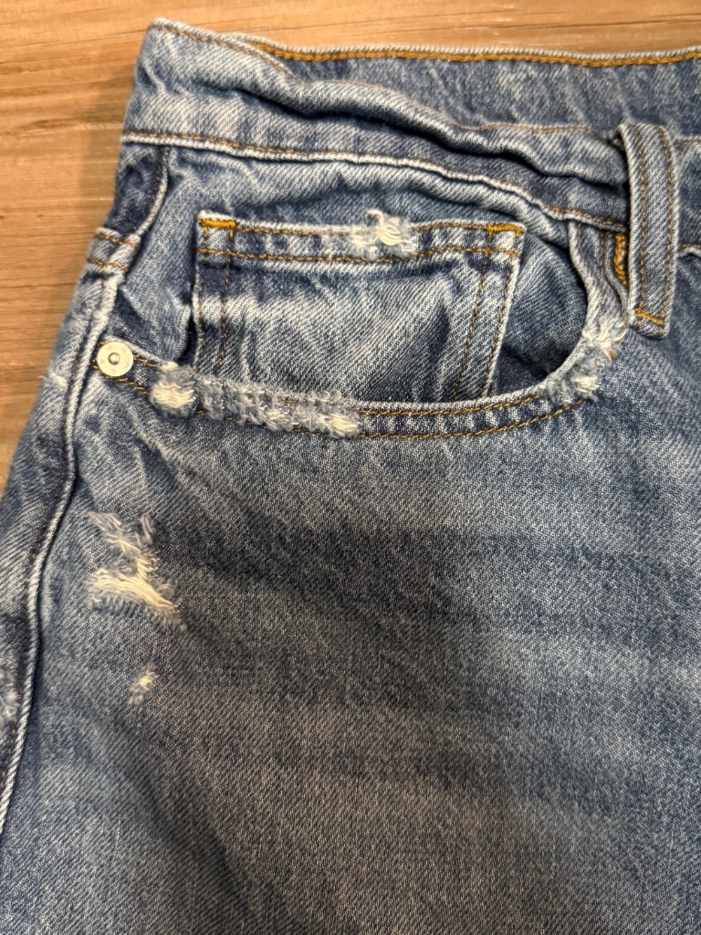 FRAME Le Jane High Rise Straight Leg Jeans Mariner Sz 30 $288 Retail - Picture 6 of 12